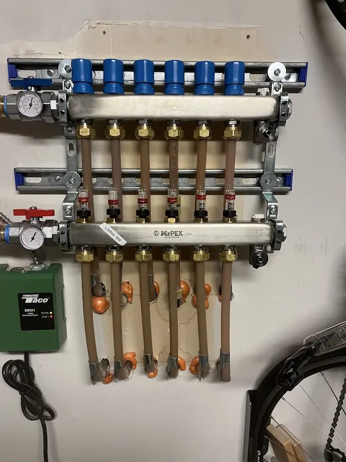 Plumber performing Leak Detection at a residential property in Weston Lakes